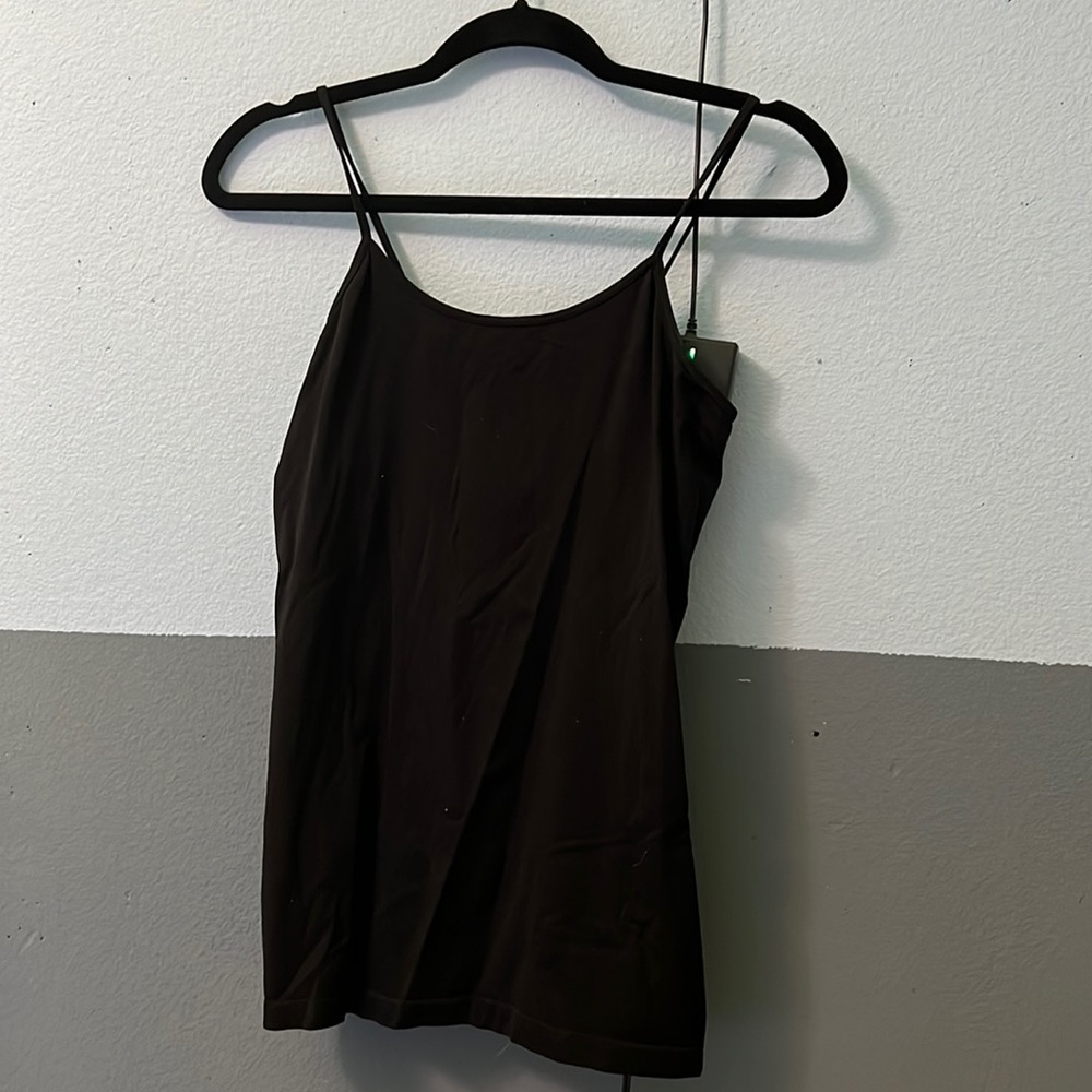 Black tank top